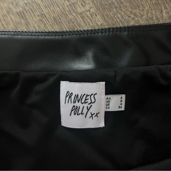 COPY - Princess Polly Leather Mini Skirt - Picture 3 of 3